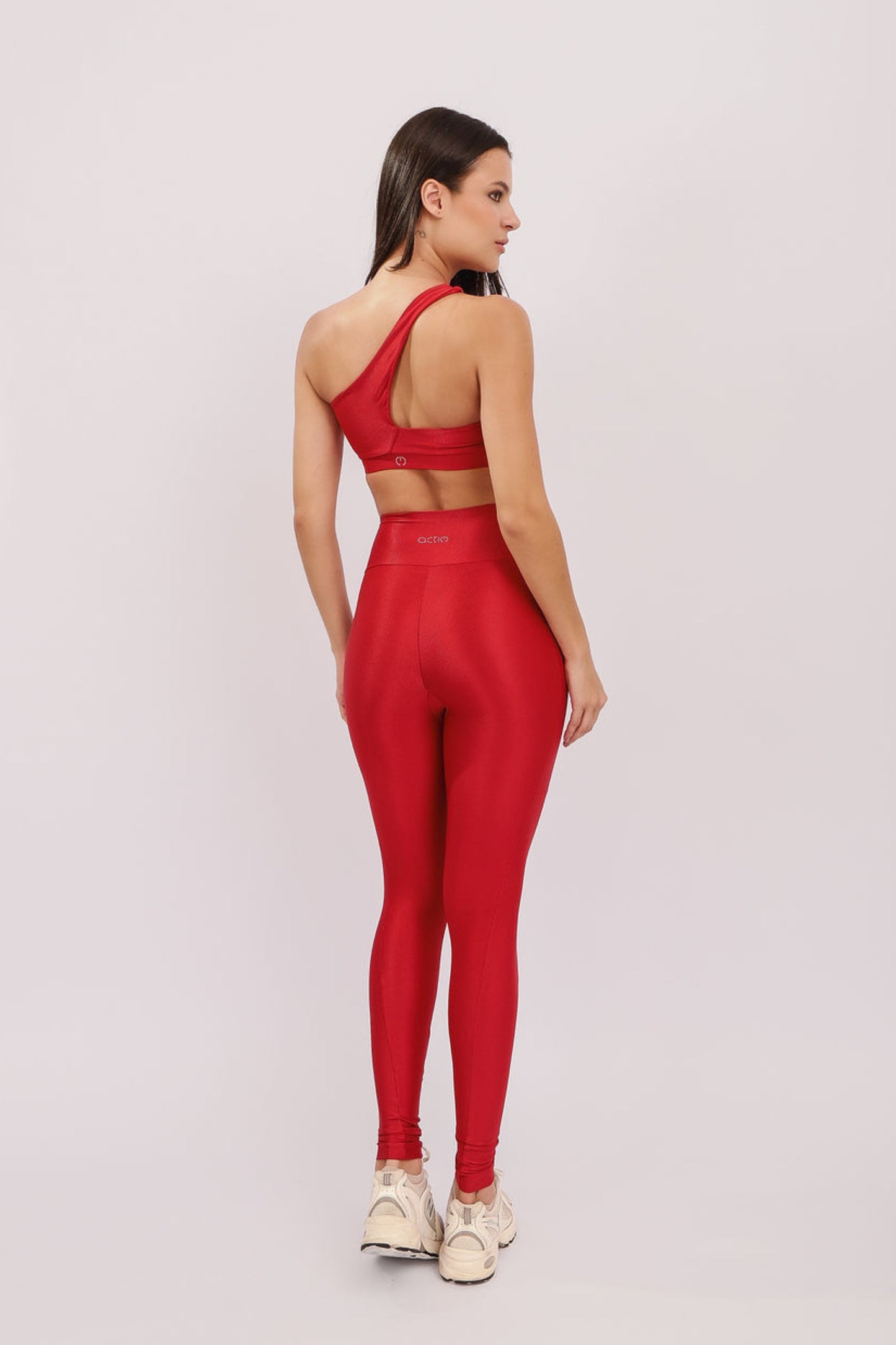 Conjunto Top Unique + Legging Pocket Cherry
