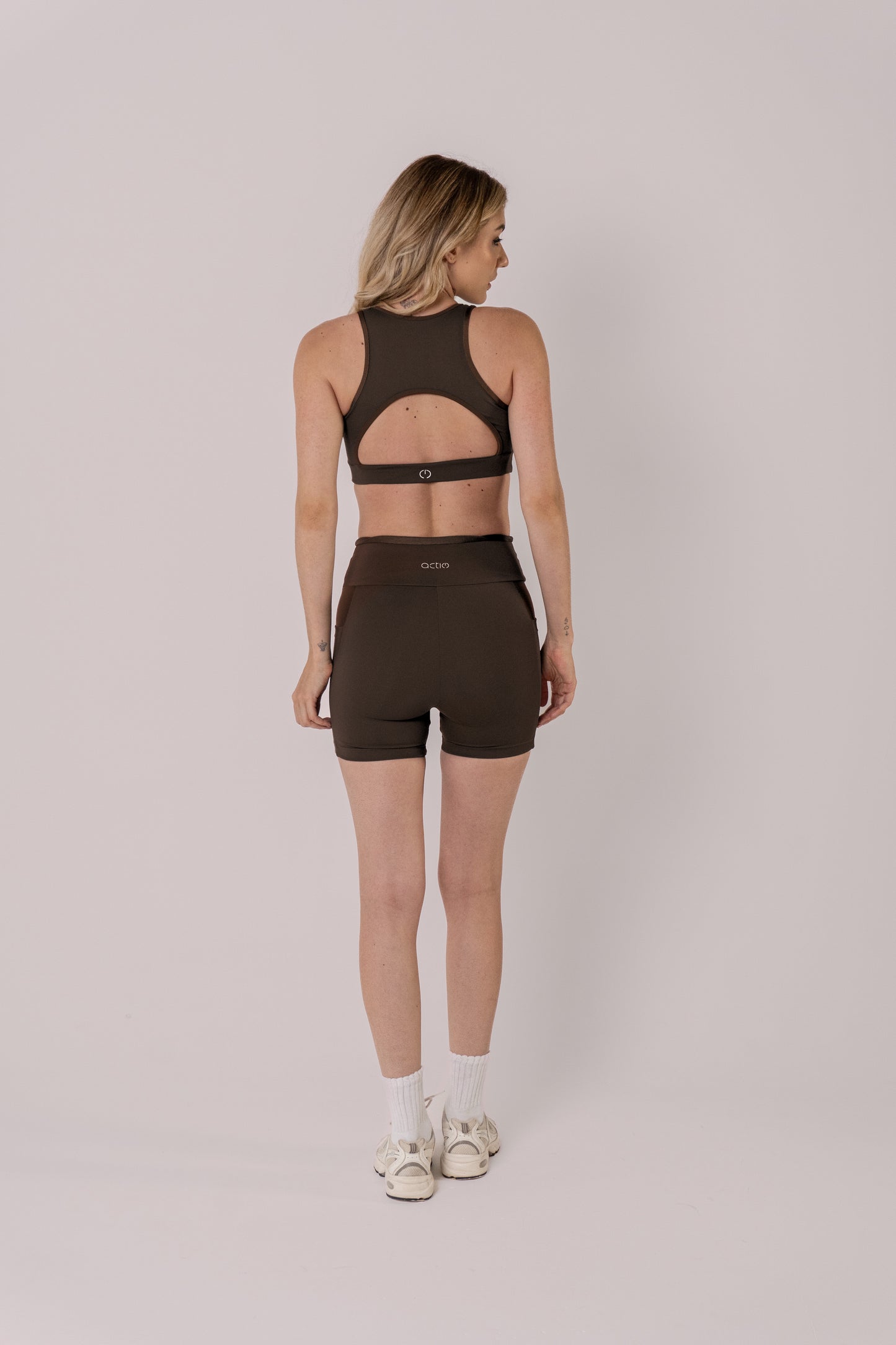 Conjunto Short Move + Top Racer Brown