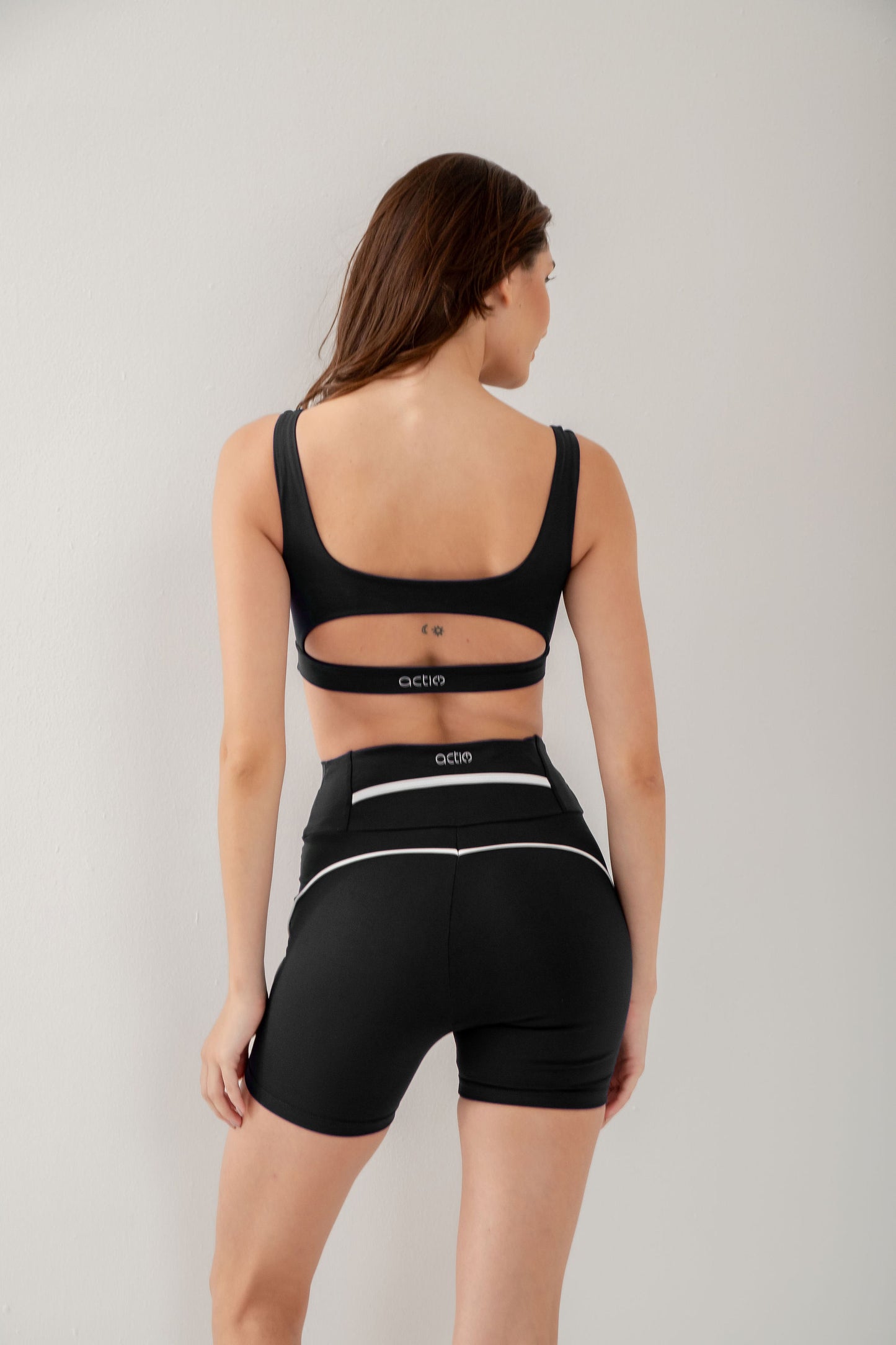 Conjunto Short Contour + Top Wave P&B